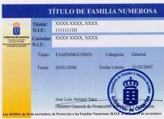 El Gobierno firma convenios con los Cabildos de Lanzarote y Fuerteventura para expedir el carné de familia numerosa