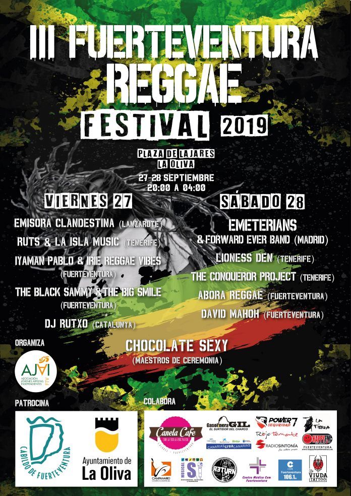 Cartel del III Fuerteventura Reggae Festival 2019