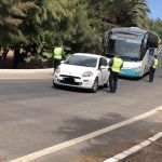 control de la Guardia Civil en Fuerteventura
