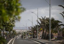 Avd. Nuestra Señora del Carmen, Corralejo, Fuerteventura. Imagen de archivo