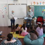 Clase infantil de  niños niñas aula preescolar colegio de Casillas de Ángel