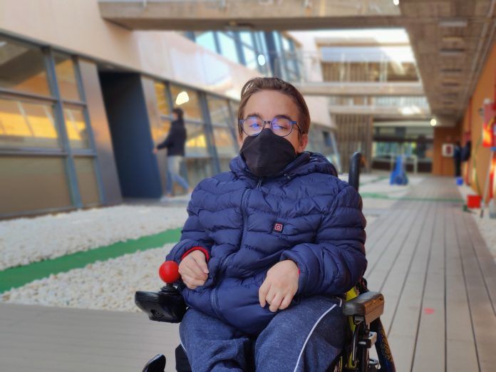 Agoney de Leon, estudiante de la Escuela de Arte de Fuerteventura