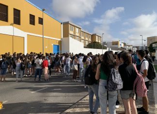 Estudiantes en Fuerteventura