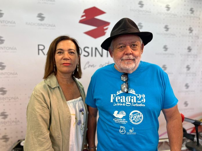 Marusa Hernández, y Juan Capote en Feaga 2023