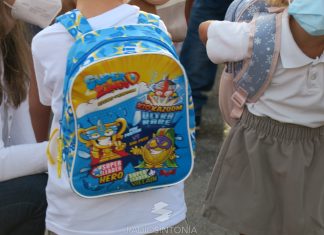 Estudiantes en un centro escolar de Fuerteventura