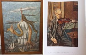 Las pinturas 'Nivaria de los navegantes, 1952' y 'Retrato de mi tío el violinista, 1945' 