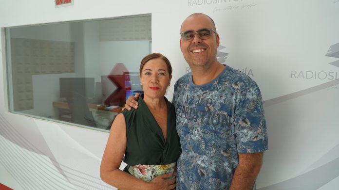 Marusa Hernández y Daniel Suárez en Radio Sintonía