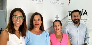Natalia Santana, Marusa Hernández, María Saavedra y Manuel Hernández