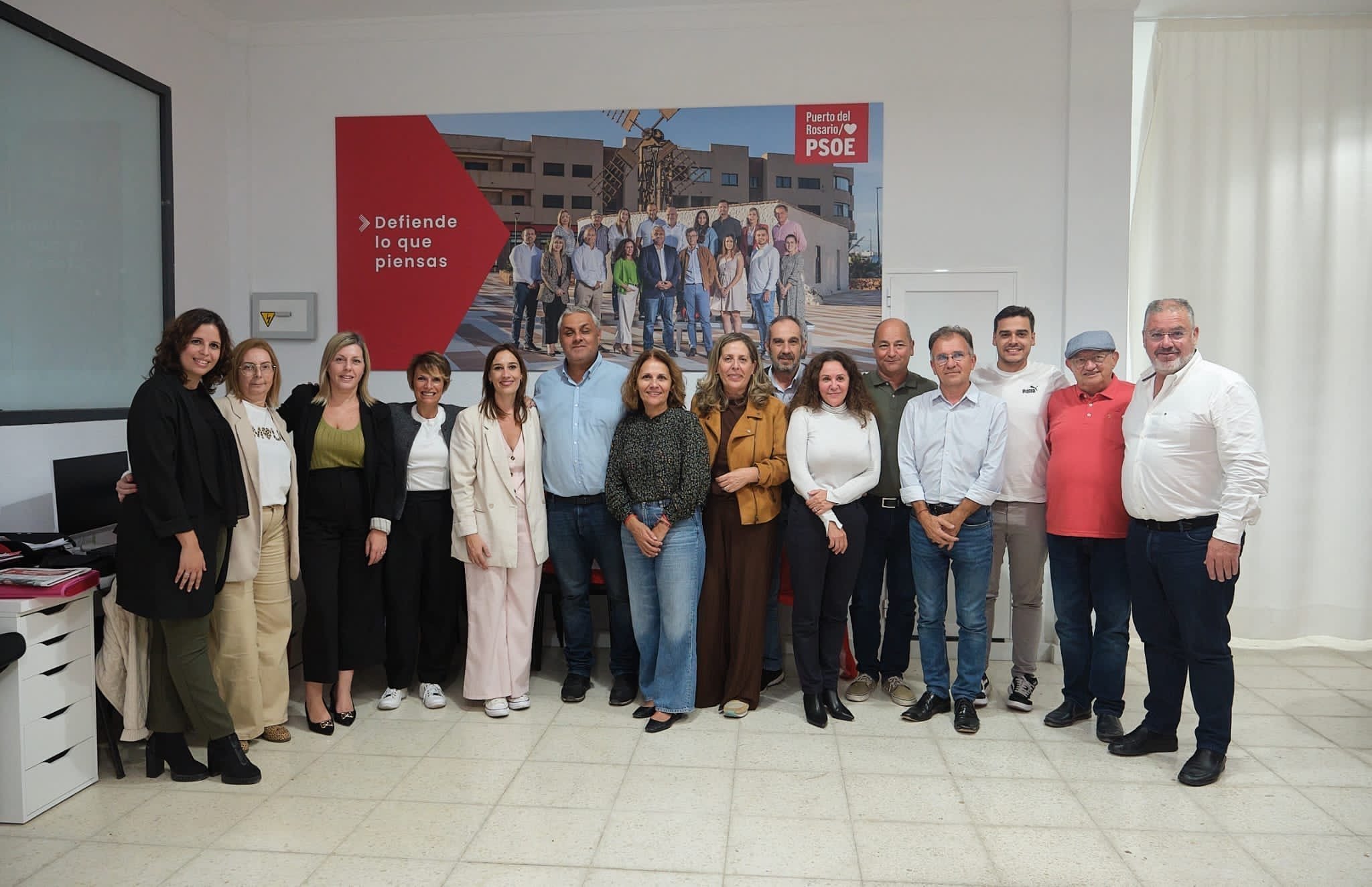 Encuentro de trabajo entre la dirección socialista de Puerto del Rosario y la Comisión Permanente de la Ejecutiva del PSOE en Canarias