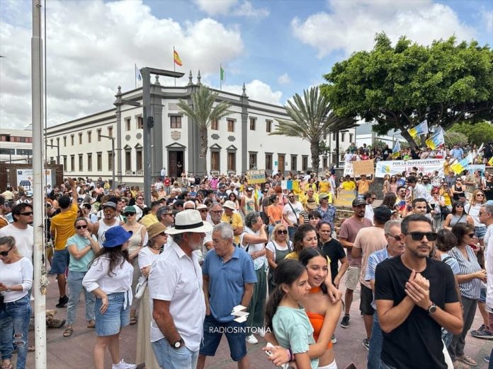 Manifestación del 20 de abril en Fuerteventura