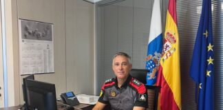 José Luis de los Reyes  comisario de la escala superior de la Unidad de Recursos Operativos (URO) del Cuerpo General de la Policía Canaria
