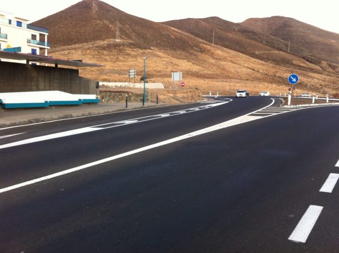 Parada de guaguas en Fuertevenura