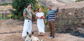 La rosa de Fuerteventura visita la finca de Victor en el Valle de Fimapayre