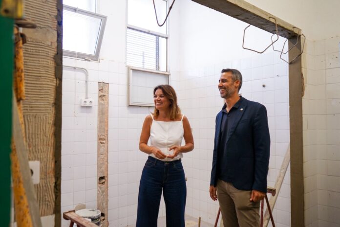 Omaira Saavedra junto a Isaí Blanco