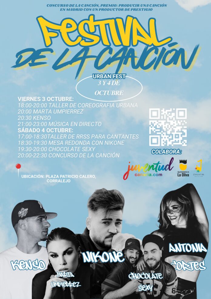 Cartel del Festival de la Canción – Urban Fest