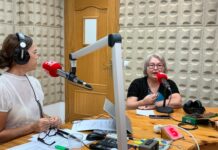 Marusa Hernández y Ana Trujillo, presidenta de Asomasamen en Radio Sintonía