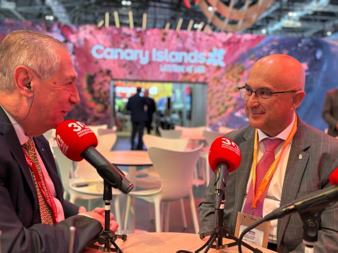 Santiago Travieso, director de Radio Sintonía entrevista a Miguel Ángel Rodríguez director general de Infraestructuras Turísticas-Radio Sintonía Santiago Travieso, director de Radio Sintonía entrevista a Miguel Ángel Rodríguez director general de Infraestructuras Turísticas-Radio Sintonía