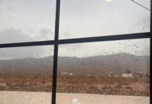 Imagen de la borrasca Claudia en Fuerteventura-Radio Sintonía