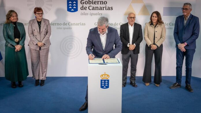 Firma del convenio de dependencia 2025-2028 con el Gobierno de Canarias