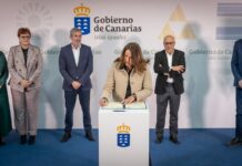 Lola García firma el convenio de dependencia 2025-2028 con el Gobierno de Canarias