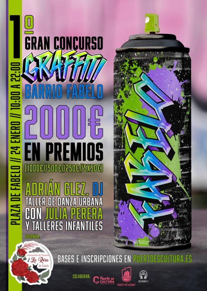 Concurso de grafitti en Puerto del Rosario