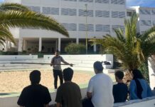 Más de 1.300 jóvenes de 11 centros de educativos de Fuerteventura se han acercado a los juegos y deportes tradicionales Programa ‘No Olvides Lo Nuestro’ en el IES Gran Tarajal | Cabildo de Fuerteventura