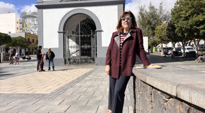 María Greco en la Plaza de la Iglesia en Puerto del Rosario-Radio Sintonía