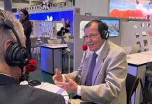 Pedro Carreño en el especial de Radio Sintonía en Fitur