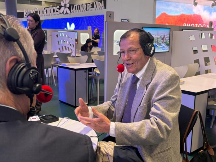 Pedro Carreño en el especial de Radio Sintonía en Fitur Pedro Carreño en el especial de Radio Sintonía en Fitur