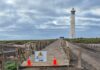 Cerrada la pasarela central de Playa del Matorral por labores de mantenimiento | Cabildo de Fuerteventura