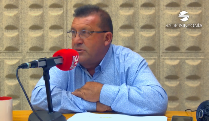 Matías Peña, alcalde de Antigua en los estudios de Radio Sintonía