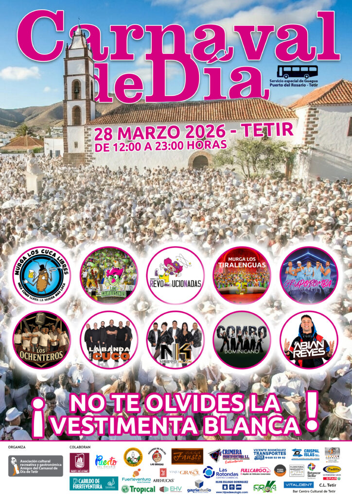 Cartel del Carnaval de Día de Tetir
