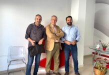 Rafael Nogales y Manuel Hernández repasan en Radio Sintonía la hoja de ruta del PSC para el nuevo curso político Rafael Nogales, Santiago Travieso y Manuel Hernández