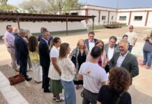 El Gobierno de España declarará este viernes Lugar de Memoria Democrática la antigua Colonia Agrícola Penitenciaria de Tefía Visita de Torres a Tefía (archivo)