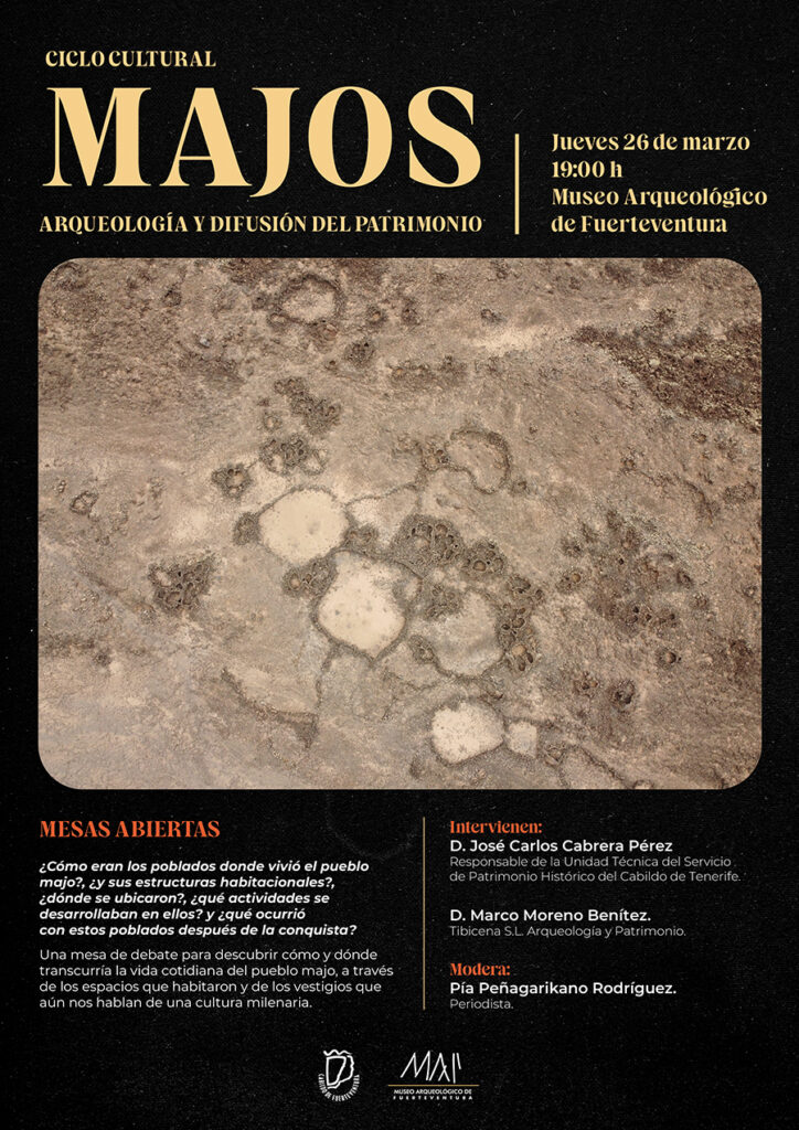 Cartel de la tercera sesión del Ciclo Cultural Majos