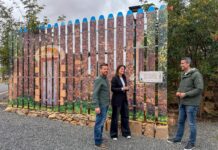 Embellecimiento de pequeños rincones en La Oliva Renovación del vallado de la Casa de la Fonda