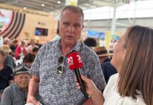 Antonio Cabrera en el homenaje a Juanito de Saá