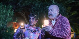 Antonio Resines en el rodaje de "Haciendo amigos", en Fuerteventura