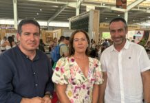 David De Vera, alcalde de Puerto del Rosario y David De León, concejal del sector primario en Feaga 2026