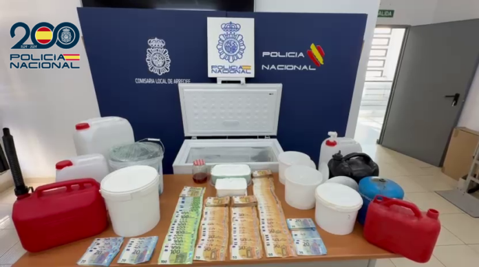 La Policía Nacional desmatela uno de los mayores laboratorios de fabricación de “speed” en Canarias | Policía Nacional
