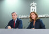 Manuel Domínguez, vicepresidente del Gobierno de Canarias y Jessica de León, consejera de Turismo y Empleo
