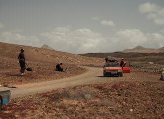 Rodaje en Fuerteventura de la película ‘Le Sablier’