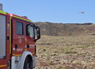 Rescate en Calderón Hondo-Bomberos de La Oliva