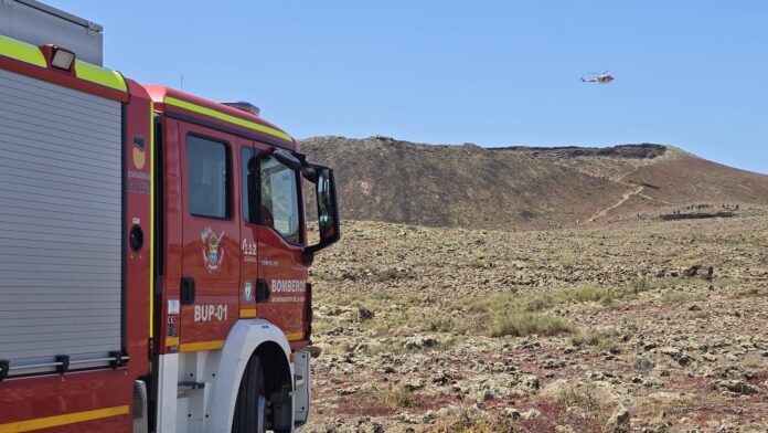 Rescate en Calderón Hondo-Bomberos de La Oliva