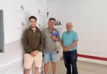 Pedro Pérez Cabrera , Juan Carlos Placeres Hierro y Carlos Hernández de Adivia Fuerteventura